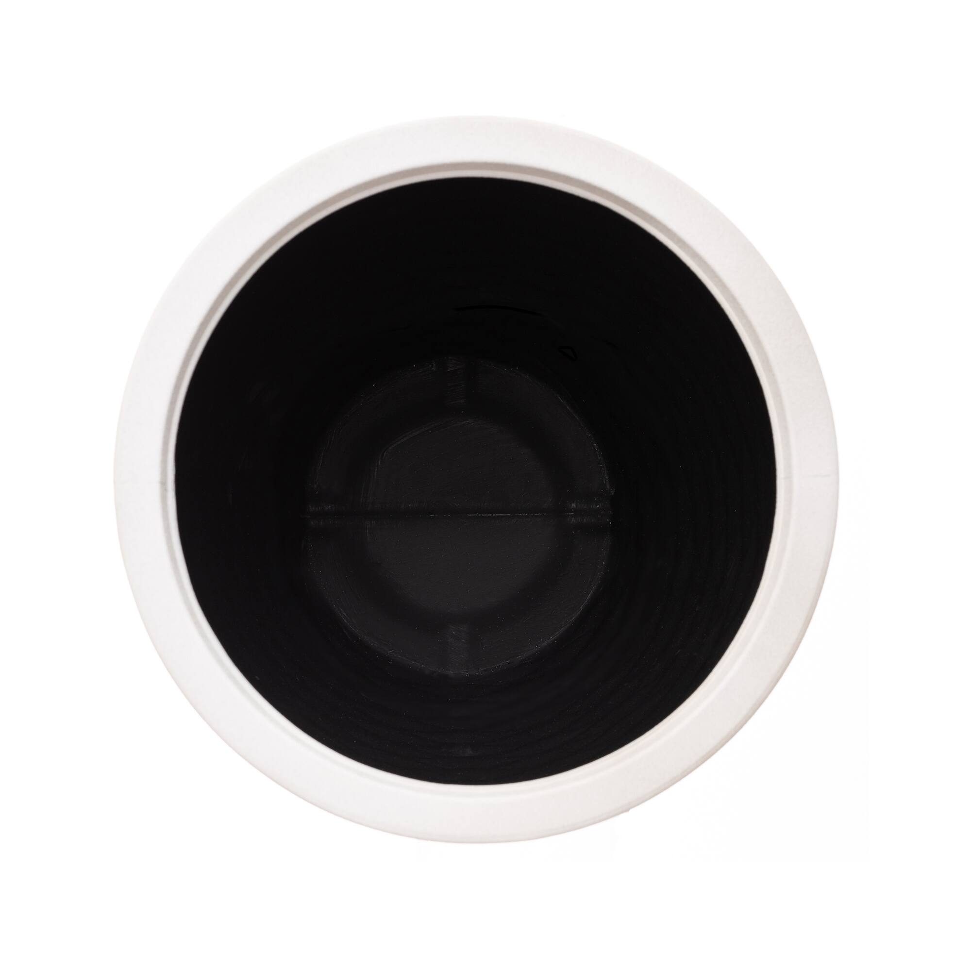 Glitzhome® 19" Eco-Friendly Oversized Tall Round Diamond Planters, 2ct.